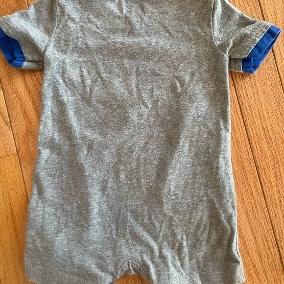 CIRCO Romper Dinosaur One piece Shorts Gray Baby Infant Size 3m - Picture 4 of 5